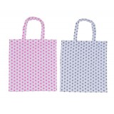 Multi-use Avon Audit Vegetables And Fruit Carry Print Cotton Tote Bag With Zipper