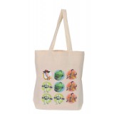 BSCI Audit Eco-friendly Printed Foldable Promotion Grocery Shopping Tote Cotton Bag
