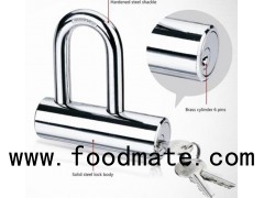 Factory High Duty U Type Solid Steel Padlock For Motorcycle