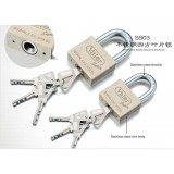 Hot Selling Stainless Steel Square Type Door Padlock With Vane Key