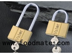 Top Security Valor Brand Solid Brass Padlock With Double Channel Professional Factory Supplier