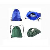 2017 Waterproof Polyester Sports Drawstring Backpack With Outer Pocket