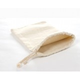 Eco-friendly Promotional Screen Printed Small Cotton Drawstring Bag