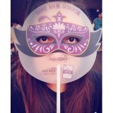 Promotional Plastic Stick Summer Advertising 3D Plastic Gift Hand Fan For Promotional Item