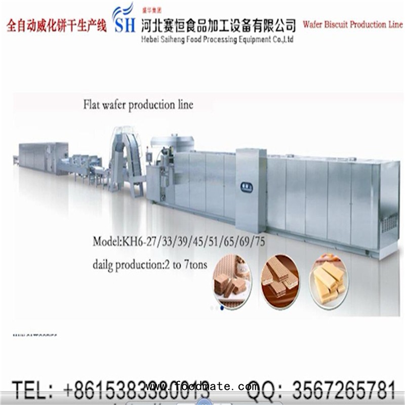 Automatic wafer biscuit machinery