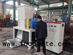 Single Shaft Shredder For Plastic Pipe Fittings Bottles Container