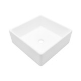 Above Counter Small Square White Vessel Sink, SS-VD2075