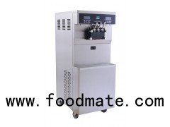 Gravity Feed Double Cooling System Soft Ice Cream Machine