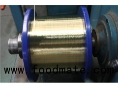 0.295mm Tavaline tõuked stength voolik Wire PVC Voolikud tugevdamine Brass Kaetud