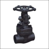 Forged Steel A105 Female Threaded Socket Welded Flange Gate Valve 150lb For Steam