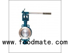 Cast Steel WCB Elastic Butterfly Valve Dn100