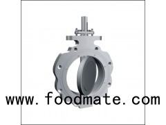 GG25 Ductile Iron Double Eccentric Butterfly Valve Lever Operation Flange Connection Low Pressure Fo