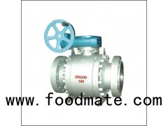 5 Inch Worm Gear Electric Driving Pnematic Actuator Bw Flange Connection Api6d Trunnion Mounted Forg