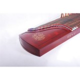 Professional Redwood Guzheng Carved With Pictures That Phoenix Wearing Peony Pattern