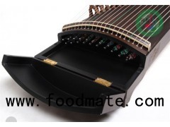 Professional Perfoming Walnut Wood Guzheng Carved With The Sentence The Greatest Benevolence Is Like