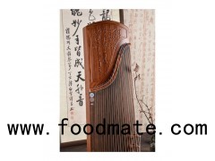 Professional Guzheng Musical Instrument Carved With Angelic Voice Made With Huanghuali Wood For Perf