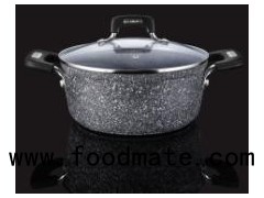 Black Coating Casserole Pot, Diameter 26 Cm