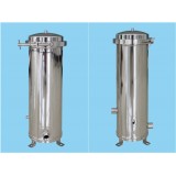 SS304/316L Cartridge Filter Housing V Clamp Top Closure BSP Filter Cartridges Vessel With SS Cup
