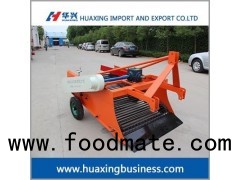 Agricultural Machinery For Harvesting Potatoes With Red Colors