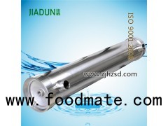 Stainless steel RO Pressure Vessel Water Purifier Spares Parts 8 Inch 2 Element Side Port Membrane H
