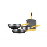 Nonstick Dishwasher Safe Oven Safe PFOA Free Cookware Set,Metallic