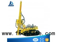 Diesel Engine And Electric Double Power Hydraulic Crawler Mounted Low Air Pressure Blast Hole Drilli