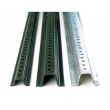 Green PVC Coated And Hot Dip Galvanized Steel U Channel Post