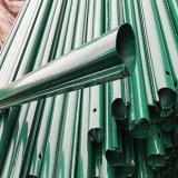 Green Coated Steel Wiremesh Tube Post