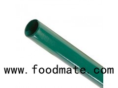 Green Coated Steel Round Tube Post