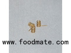 Phosphor Copper Gold-plating Spring For Conductive Terminal Of Mini Earplug Manufacturer