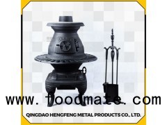 Long Time Burning High Efficient Smokeless Square Cast Iron Stove