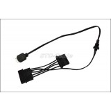 AMP 4P To LED 4PIN Powre Cable