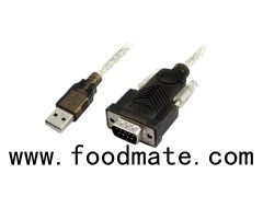 USB 2.0 To Serial RS232 DB9 Male Converter Cable