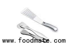 Nice Design High Quality Durable Matt Polish Mirror Shining Unique Spatular Spade Food Tong BBQ Tool