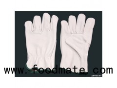 WO-5001 Cheap Price Wing Thumb select Grain Cowhide Driver Gloves