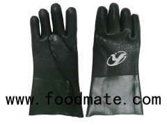 CE Approved 16&quot; PVC Slip Resistant Safety Industry Gloves For Sale