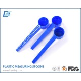 Hard Plastic Blue Pretty Unique Powder Measuring Spoons