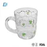 Wholesale Custom Logo 600ml Transparent Plastic Measuring Beer Cup