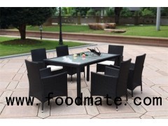 Cube Table Patio Dining Set,KD Design,7 Pcs,Popular