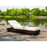 Swimming Pool Lounge Bed,adjustable Backrest And Wheels