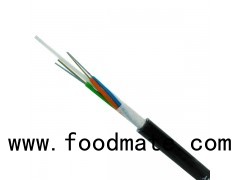 OEM Single Jacket Non Metallic Stranded Loose Tube Sm Mm Fiber Optic Cable GYFTY Overhead Cable