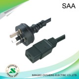 Australia AS/NZ 3112 Plug To IEC 60320 C19 Power Cord OS06A/ST6