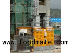 0-60M 2 ton VFD Rack Temporary Construction Elevators Hoist Lift