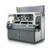 S107 Multicolor Automatic Chain Type Cap UV Screen Printing Machine With Flame Treatment