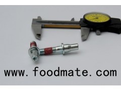 Forging Steel Zinc Coating Screw With Red Glue