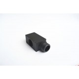 CNC Milling Aluminum Swivel Joint With Black Anodizing Finished