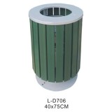 Reliable Performance Round Dustbin With Ashtray For Street,park And Garden