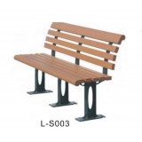 Anti-UV Composite Garden Bench With Backrest