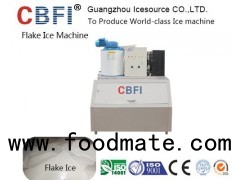 500 Kg Automatic Fresh Water Flake Ice Machine On Land For Sea Food Cooling