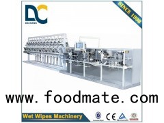 DCW-2700L Full Automatic Midium Speed 30-120pcs Pop Up Baby Wet Wipes Making Machine Process